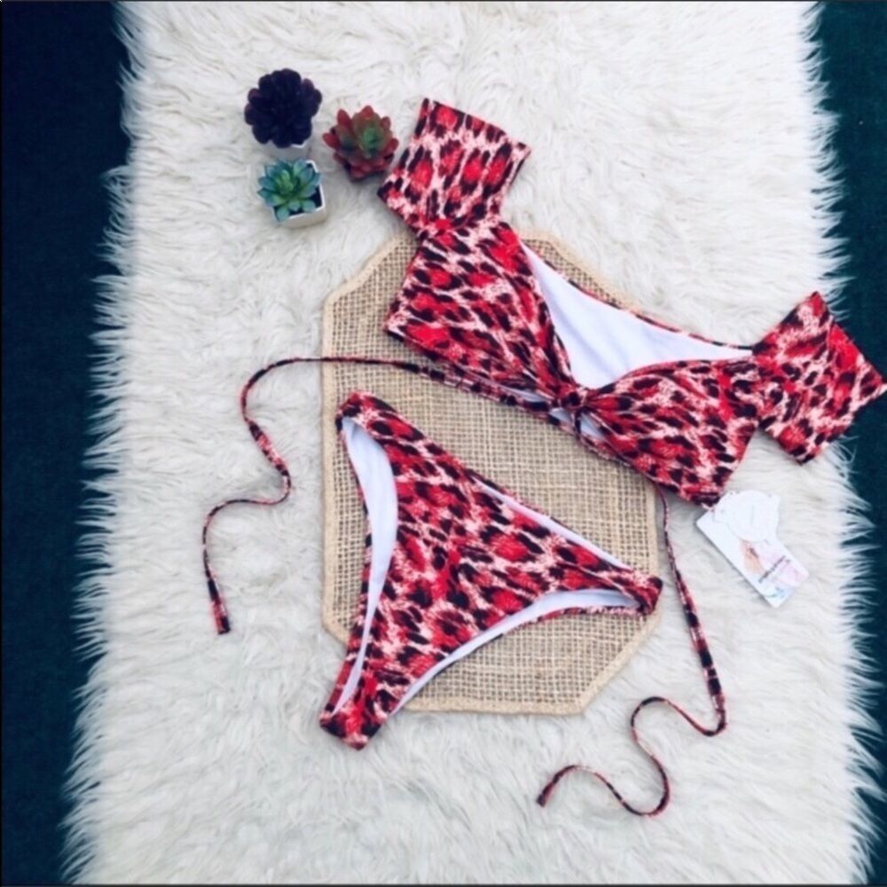 Leopard High Rise Bikini NEW - Picture 4 of 7